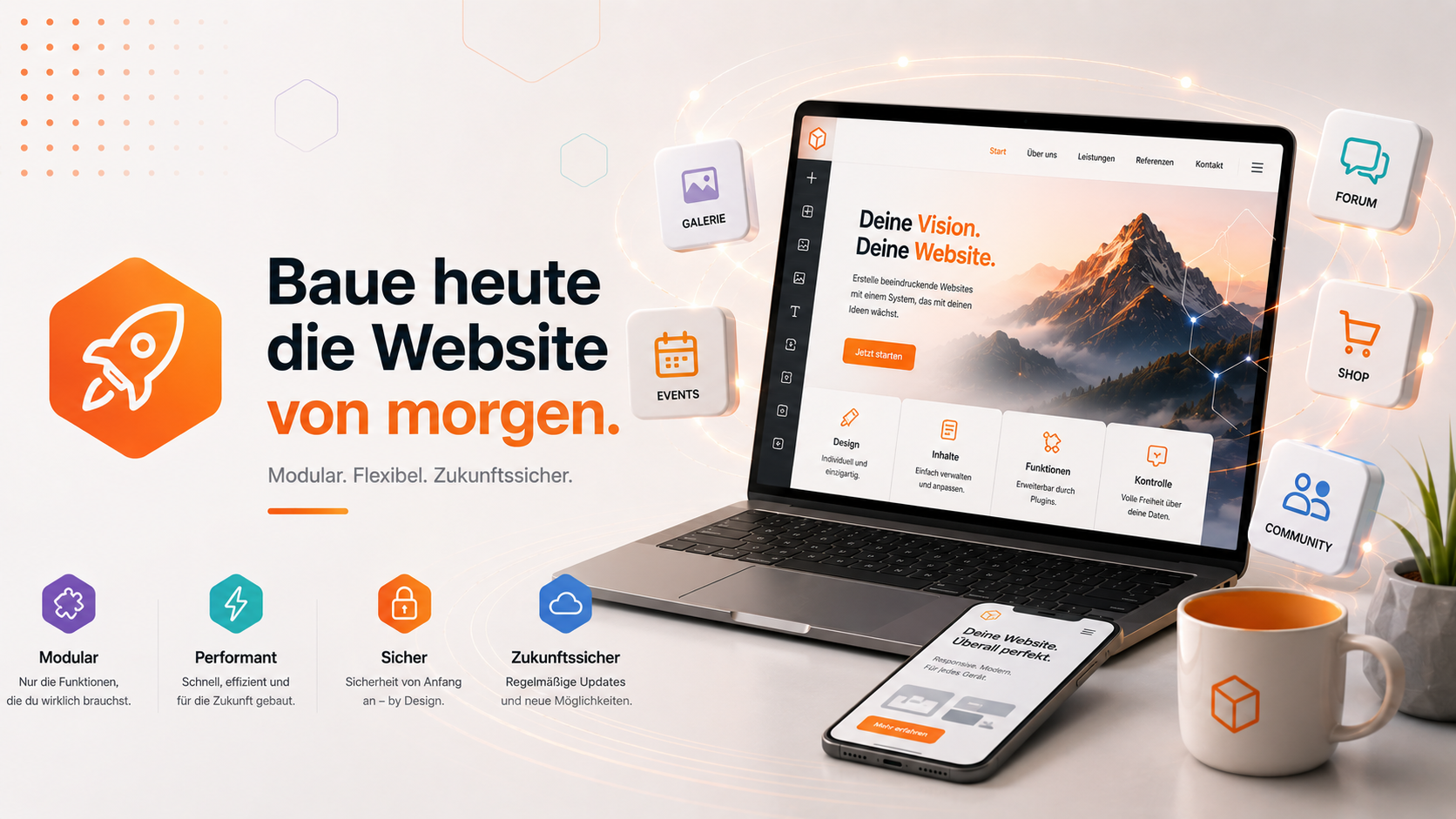 Baue heute die Website von morgen